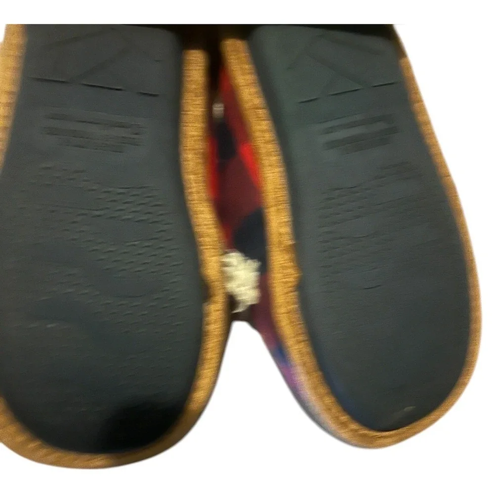 Dear Foams Lil bear plaid slippers kid's size 2/3 New With Tags